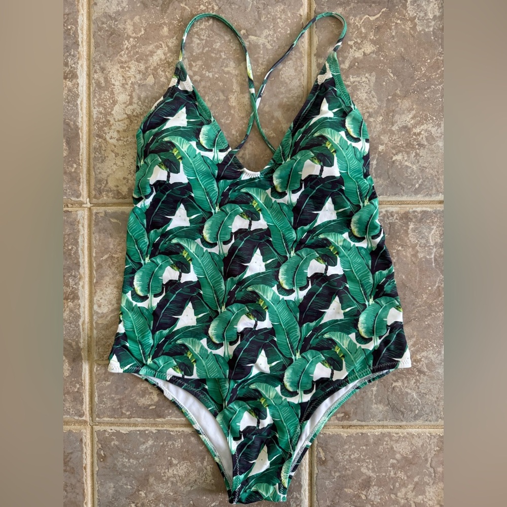 Tropical One Piece Swimsuit